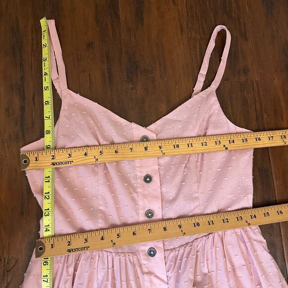 MODCLOTH Quite Clearly Charismatic Dress Dusty Rose Midi Cotton NWT - Picture 10 of 11